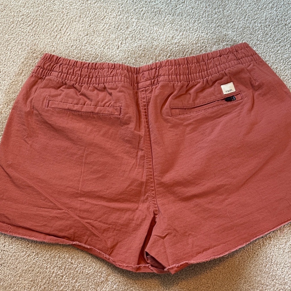 Vuori Women’s Drawstring Casual Shorts - Rust - Picture 3 of 3